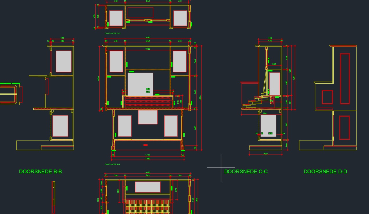 Autocad tekening Hauptwerk